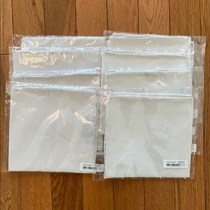 8 Brand New Ivory Pocket Squares from Tie Bar